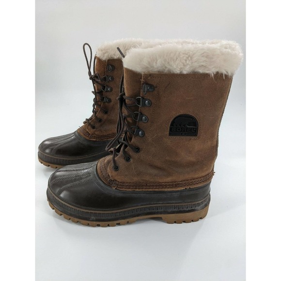 Vtg Kaufman SOREL Steel Shank Buffalo Insulated Snow Boots Men\'s Size 7 main image 7